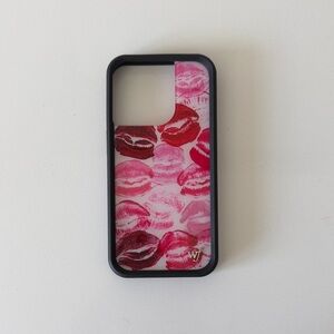 Wildflower Lip Print Phone Case